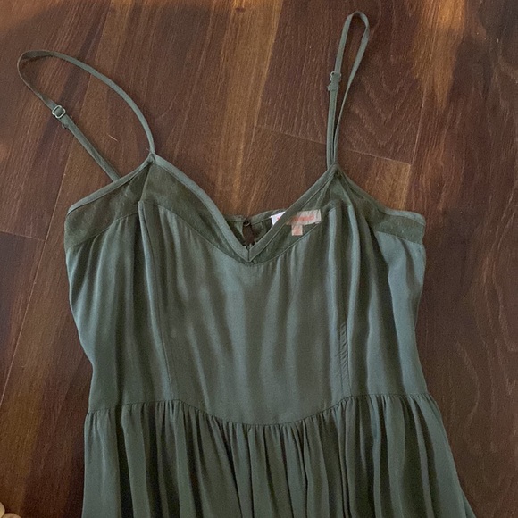 Dark green bohemian dress - Picture 3 of 4